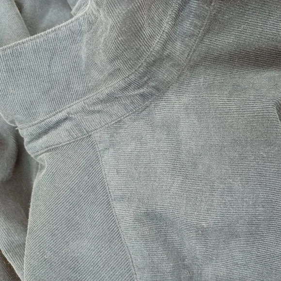 Wrap London Corduroy Shirt Dress Size 2 Women Cotton Long Sleeve Color Deep Teal - Picture 13 of 16